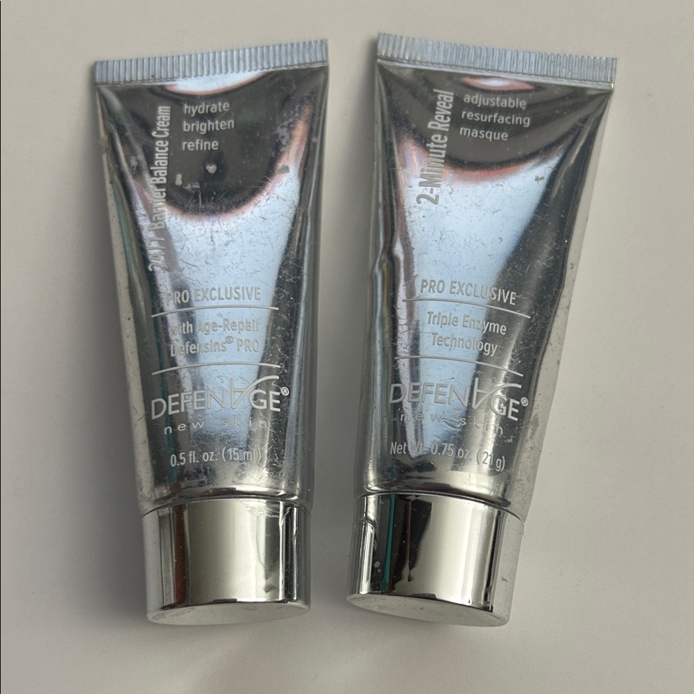 DefenAge Pro Exclusive Silver  set 24/7  Barrier Balance Cream + 2 min reveal